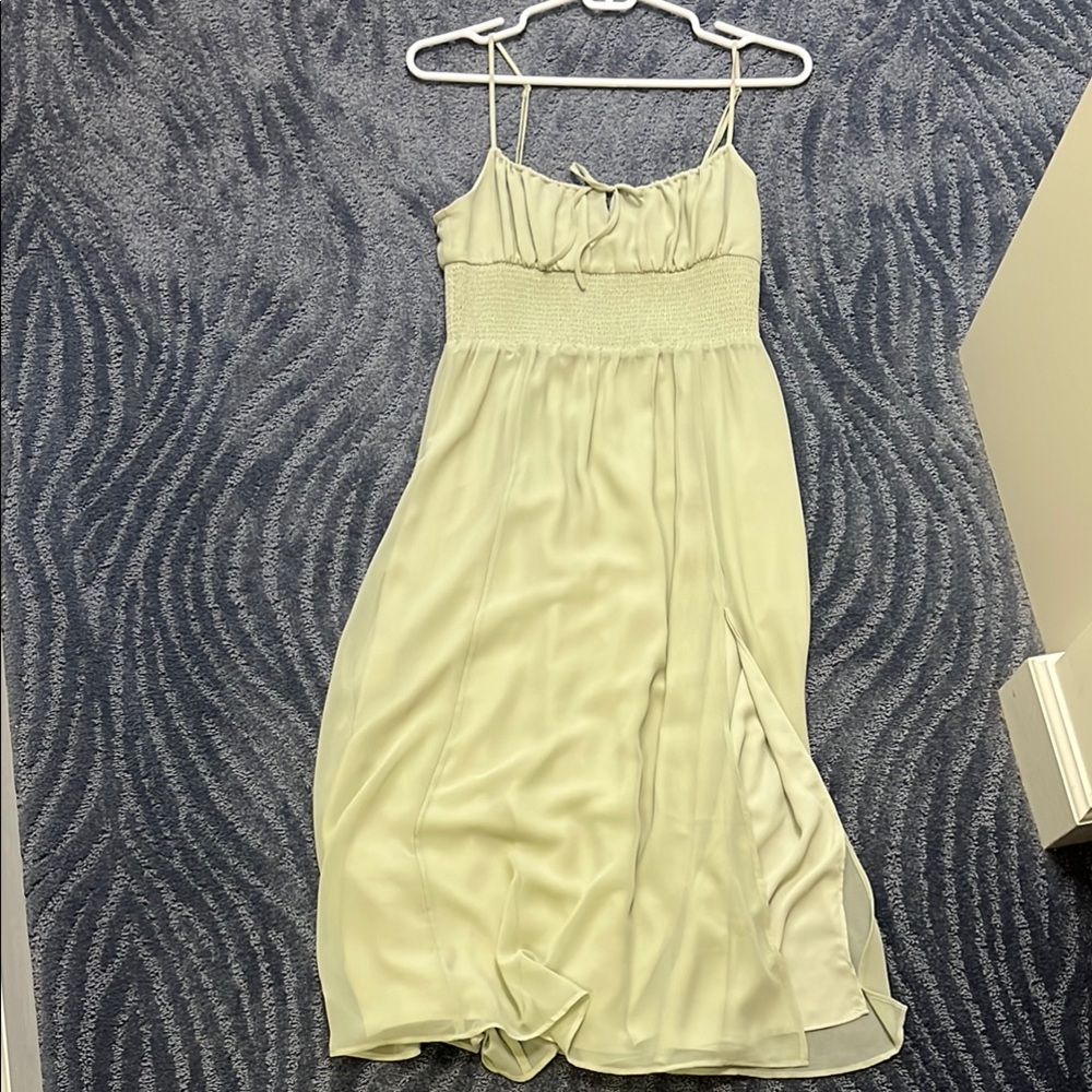NWOT Aritzia Wilfred Genoa Dress Green Size S